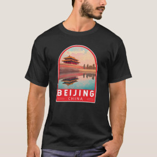 北京中国旅行アートエンブレム Tシャツ