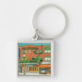 北京劇場の外観 キーホルダー (正面)