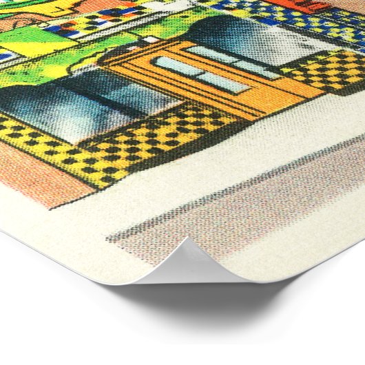 北京劇場の外観 ポスター (角)