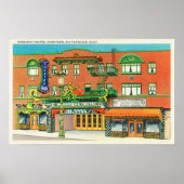 北京劇場の外観 ポスター (正面)