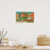 北京劇場の外観 ポスター (キッチン)