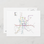 北京地下鉄 ポストカード (正面/裏面)