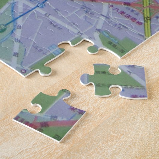 北京地図 ジグソーパズル (側面)