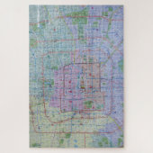 北京地図 ジグソーパズル (縦)