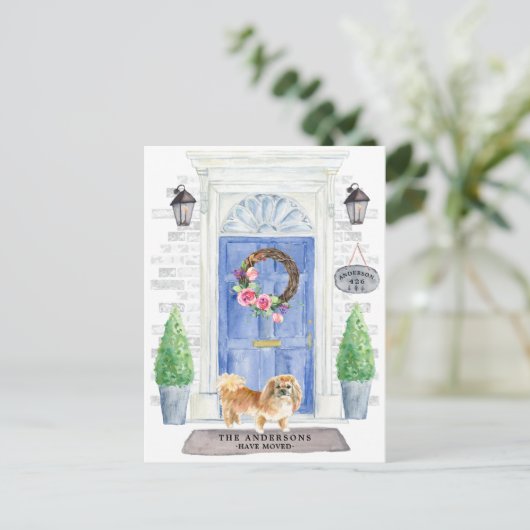 北京引っ越し案内はがき ポストカード (スタンド正面)