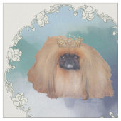 北京犬のアイスプリンセス ファブリック (クローズアップ)