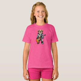 北京犬のロック・スター・キッズTシャツ Tシャツ