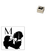 北京犬の子犬 ラバースタンプ (押印)