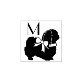 北京犬の子犬 ラバースタンプ (インプリント)
