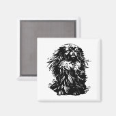 北京犬の尊厳 マグネット (正面/裏面)