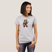 北京犬ロックスターハーフTシャツ Tシャツ (正面フル)