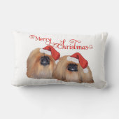 北京犬 メリークリスマス ランバークッション (裏面)