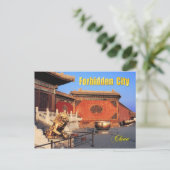 北京紫禁城内的金狮, 中国 ポストカード (スタンド正面)