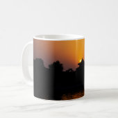 北京、中国の紫禁城の夕焼け コーヒーマグカップ (正面左)