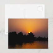 北京、中国の紫禁城の夕焼け ポストカード (正面/裏面)