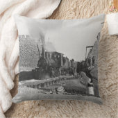 北京、CHの壁を通る最初列車 クッション (ブランケット)