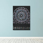 北列柱バラ窓 キャンバスプリント (インサイチュ (ウッドフロア))