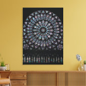 北列柱バラ窓 キャンバスプリント (インサイチュ (リビング))