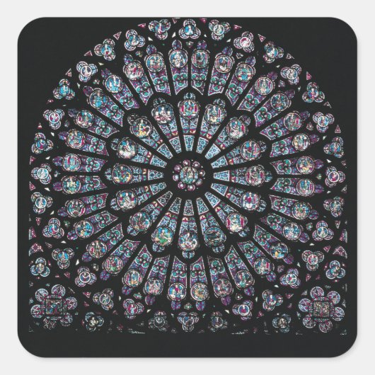 北列柱バラ窓 スクエアシール (正面)