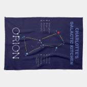 北半球のオリオン座 キッチンタオル (横)