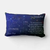 北半球の三角星 ランバークッション (裏面)