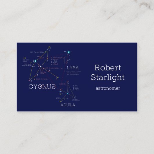 北半球の三角星 名刺 (正面)