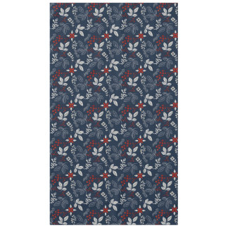 北半球の冬の継ぎ目のないパターン テーブルクロス