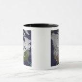 北半球の冬の雪の覆い マグカップ (中央)