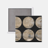 北半球の夏/南冬の火星 マグネット (正面/裏面)