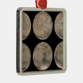 北半球の夏/南冬の火星 メタルオーナメント (右)