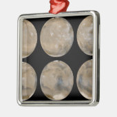 北半球の夏/南冬の火星 メタルオーナメント (左)