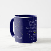 北半球の星座はくろうじょう マグカップ (正面左)