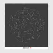 北半球の星座 シール (シート)