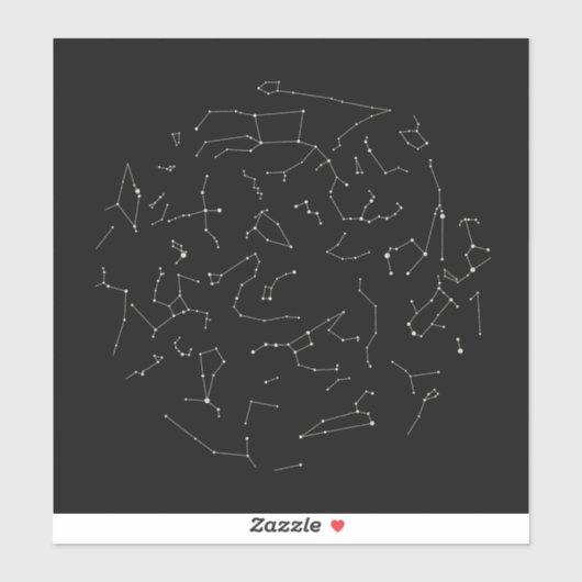 北半球の星座 シール (シート)