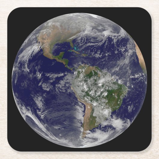 北半球の春の初日。 スクエアペーパーコースター (正面)