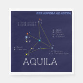 北半球アキラ星座 スタンダードランチョンナプキン (正面)
