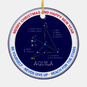 北半球アキラ星座 セラミックオーナメント (裏面)