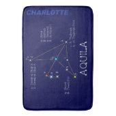 北半球アキラ星座 バスマット (正面縦)