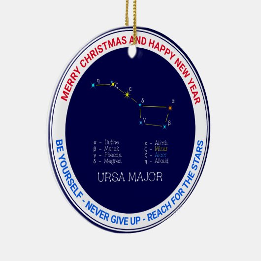 北半球ウルサ座専攻の セラミックオーナメント (右)