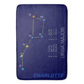 北半球ウルサ座専攻の バスマット (正面縦)