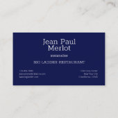 北半球ウルサ座専攻の 名刺 (裏面)