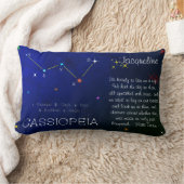 北半球カシオピア座 ランバークッション (ブランケット)