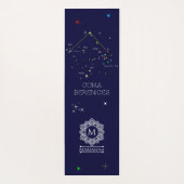 北半球コンステレーション昏睡ベレニス ヨガマット (裏面)