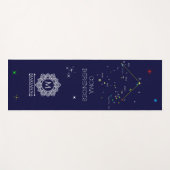 北半球コンステレーション昏睡ベレニス ヨガマット (正面(横))