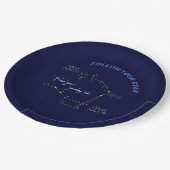 北半球フィディングポラリススター紙プラ ペーパープレート (アングル)