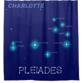 北半球プレアデス星形成 シャワーカーテン (正面)