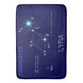 北半球ライラ座 バスマット (正面縦)