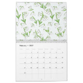 北半球2024年シーズンカレンダー カレンダー (2月 2027)