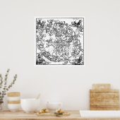 北半球 ポスター (キッチン)