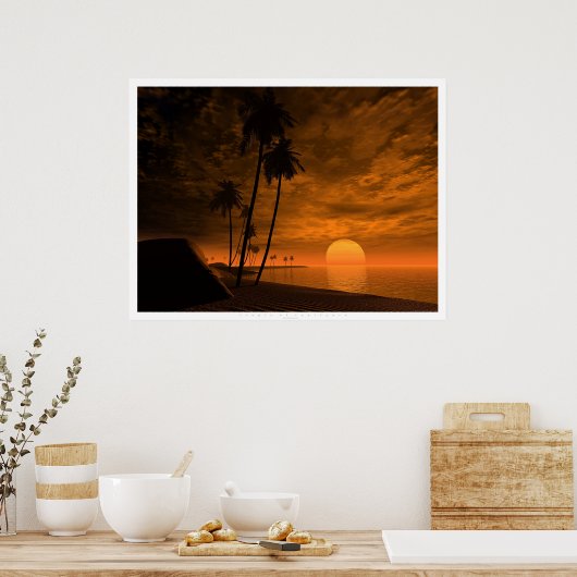 北回帰性山羊座 ポスター (キッチン)